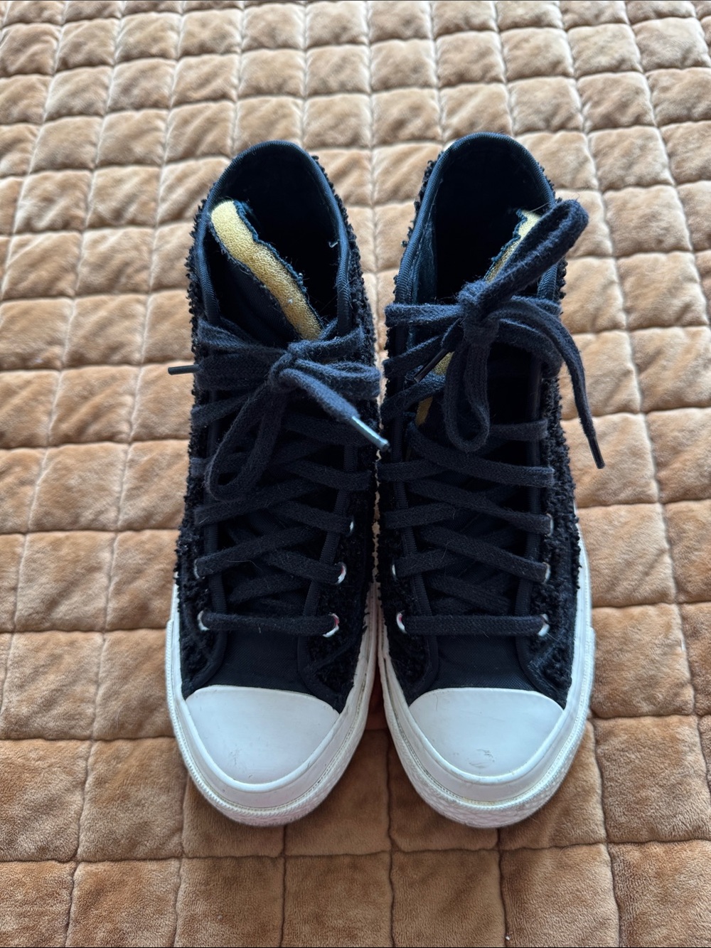 Converse All Stars Black Shearling